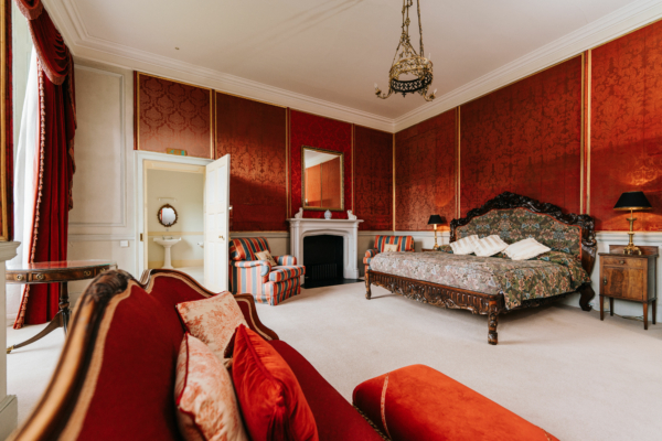 Double bedroom for wedding guests
