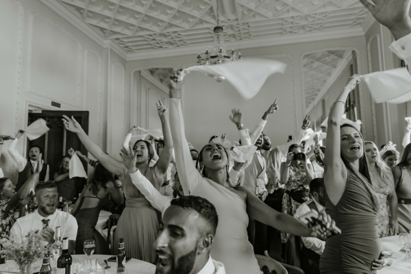 Wedding reception venue at Hampton Court Castle
