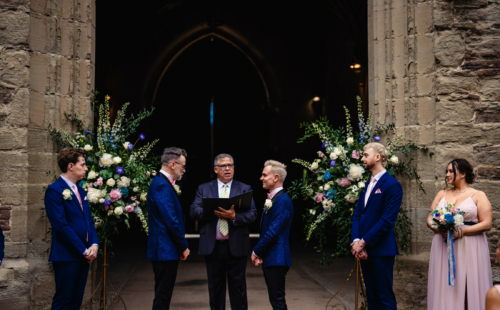 wedding party near Hereford
