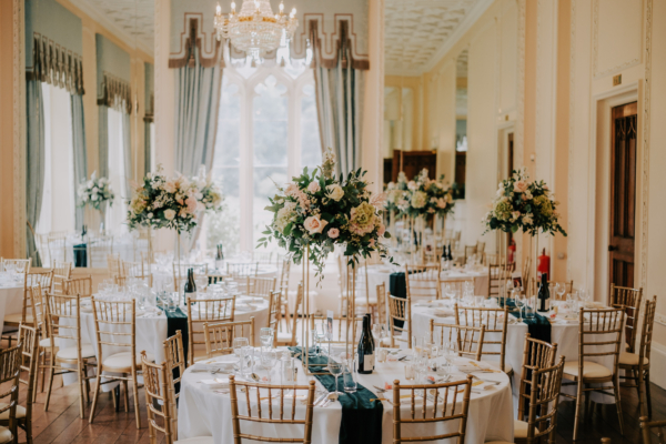 Wedding reception at Herefordshire wedding venue