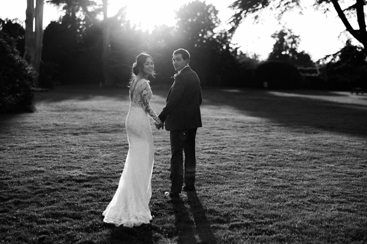 Couple on South Lawns
